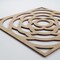 Ekena Millwork Large Edinburg Decorative Fretwork Wood Wall Panels, Hickory, 23 3/8"W x 23 3/8"H x 3/8"T WALW24X24X0375EBGHI - alternate 4